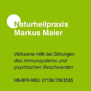 Naturheilpraxis Markus Maier Heilbronn Klassische Homöopathie, Entgiftung, Psychotherapie, Psychosomatik